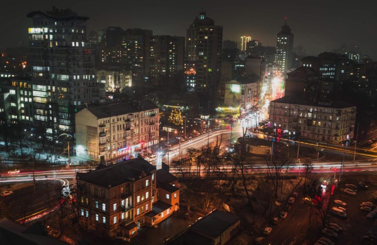Видовая Квартира В Новострое В Центре Киева Bagian luar foto